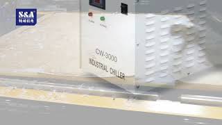 S&A Circulating Water Cooler CW-3000 for Acrylic Engraving Machine
