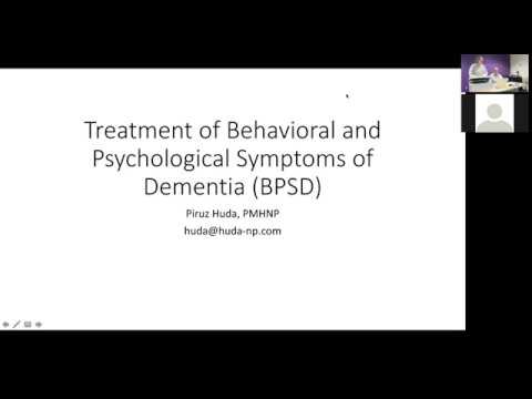 Treatment of Behavioral and Psychological Symptoms of Dementia (BPSD)