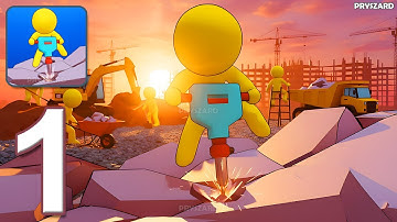 Road Master 3D - Gameplay Walkthrough Part 1 - Road Builder Construction Master (iOS, Android)