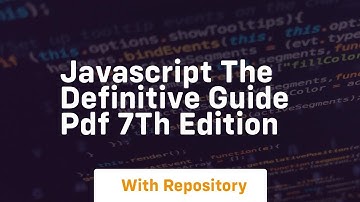 javascript the definitive guide pdf 7th edition