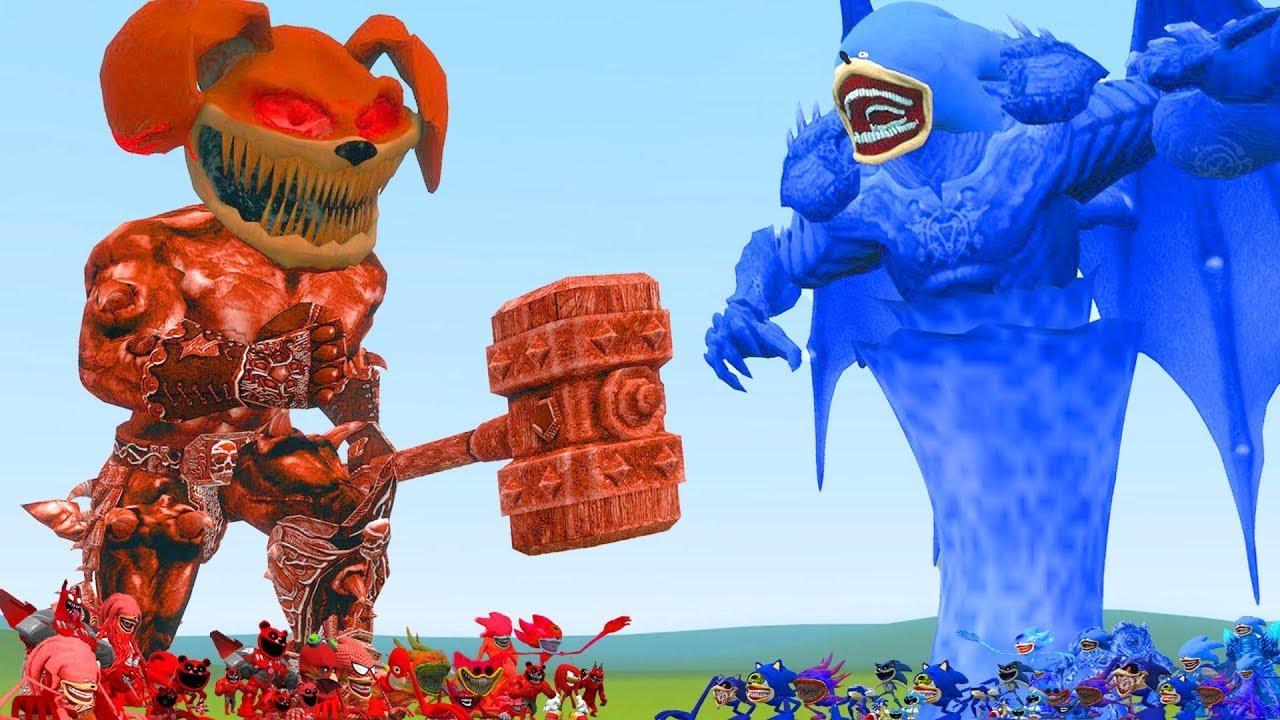 NEW CTHULHU SHIN SONIC TAPES FAMILY VS TITAN THOR DOGDAY NIGHTMARE FAMILY In Garry's Mod!