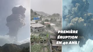 Double éruption volcanique sur l'île caribéenne de Saint-Vincent