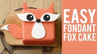 How to Make a Beginner Fondant Fox Cake