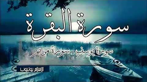 من سورة البقرة /سورة مريم _سورة يوسف/ القارئ حسام الدين عبادى #حسام_الدين_عبادى #holy_quran