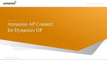 Dynamics GP Banking Integration - AP Connect