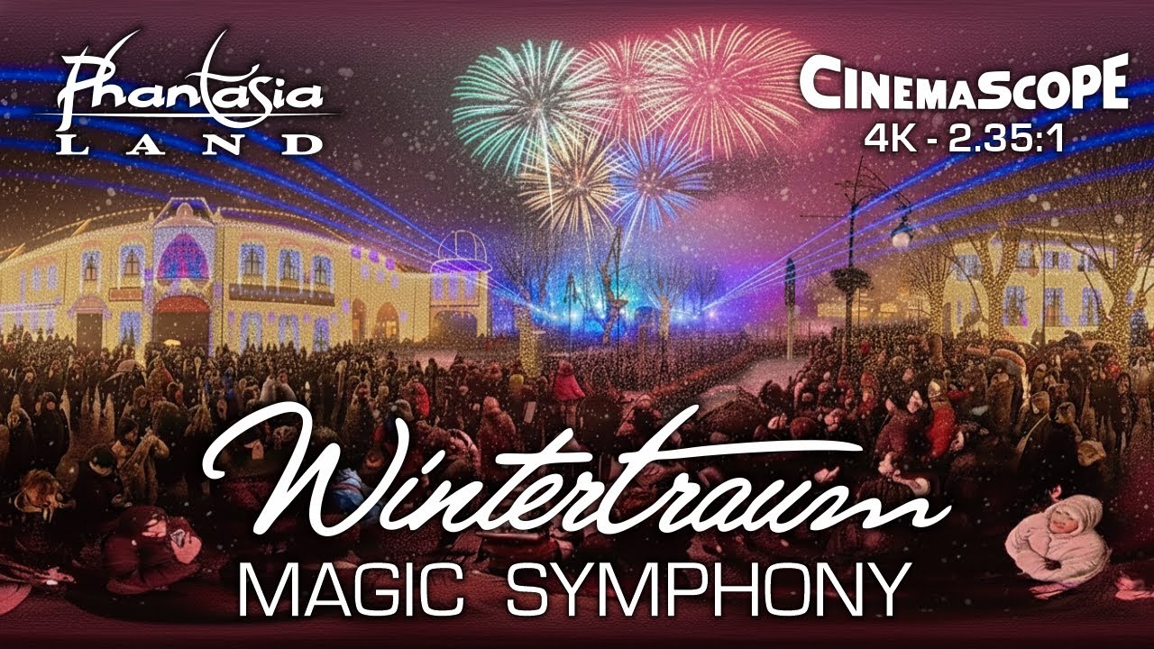 MAGIC SYMPHONY 🎇 Phantasialand Wintertraum 2025 - Finale & Fireworks 4K (Cinemascope)