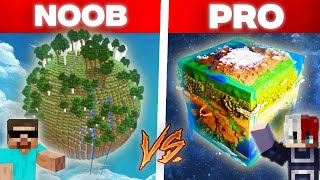 NOOB vs PRO : PLANETS BUILD BATTLE CHALLENGE!! Ft. @MrRishi