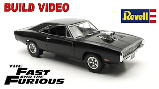 Full Build Video - Dom's Dodge Charger (Fast & Furious) 1:24 by Revell