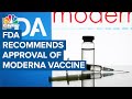 FDA panel recommends approval of Moderna's Covid-19 vaccine for emergency use