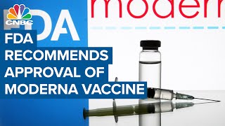 FDA panel recommends approval of Moderna's Covid-19 vaccine for emergency use