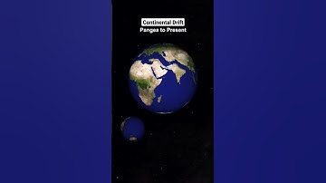 Continental Drifting : Pangea to Present time #shorts #earth #pangea #continental #drift #space