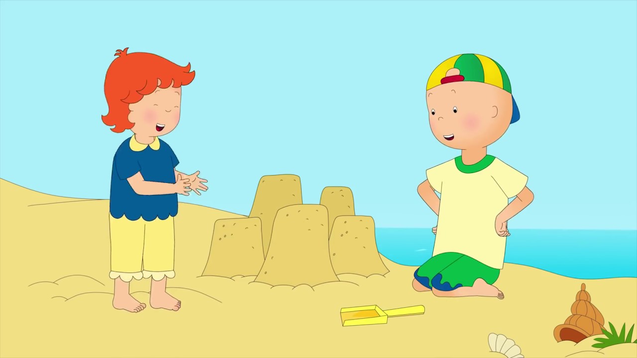 NEW! CAILLOU GOES TO THE BEACH | Videos For Kids | Cartoon movie - YouTube