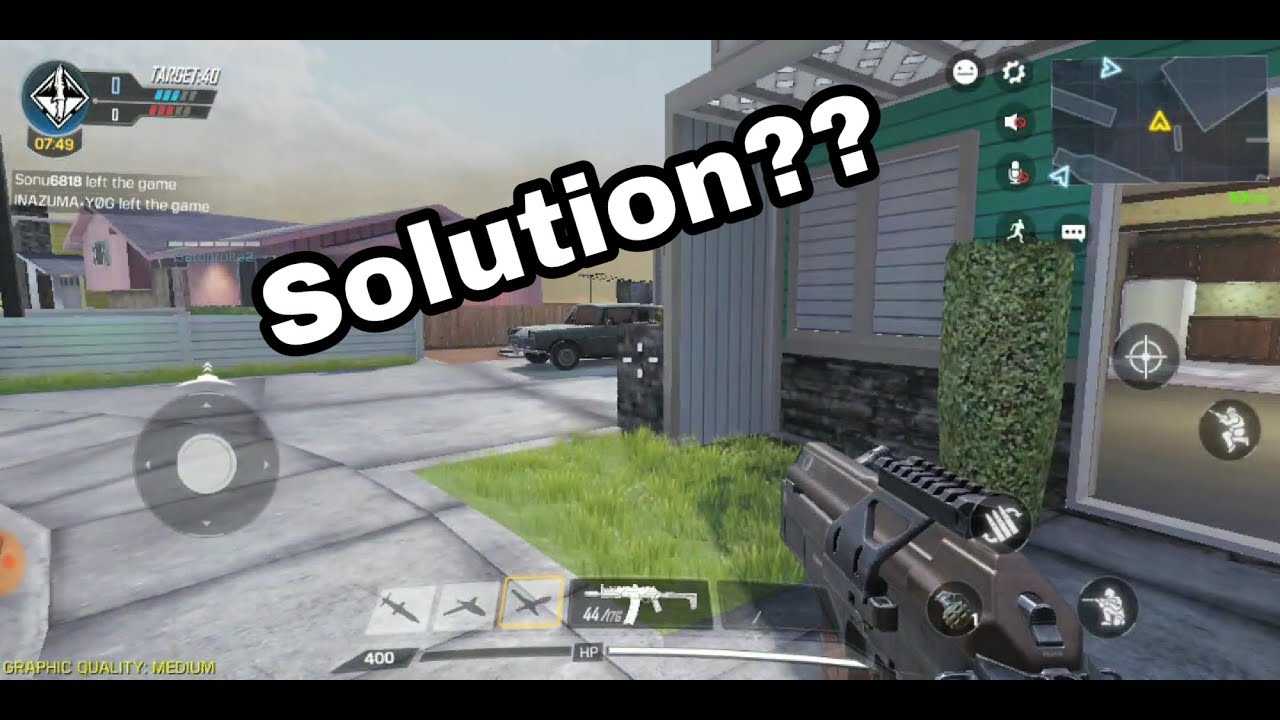 Call Of Duty MOBILE | New Glitch/Bug || Unable To shoot - 