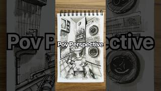 2 point perspective sketch #art #drawing #artprocess #sketch #artist #architecture #perspective