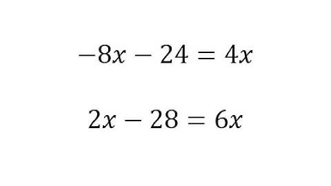 Solve a an Equation with Variable Terms on Both Sides: Form ax-b=cx