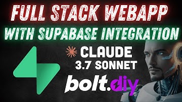 Build a Complete Web App Using Supabase and Bolt.DIY in 15 Minutes! (no-code)