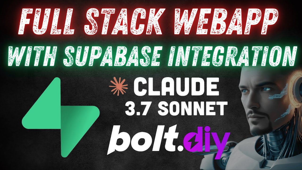 Build a Complete Web App Using Supabase and Bolt.DIY in 15 Minutes! (no ...