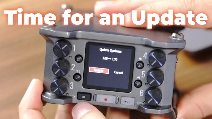 How to update the Zoom F6 Firmware to the latest version (and some features I am hoping for)