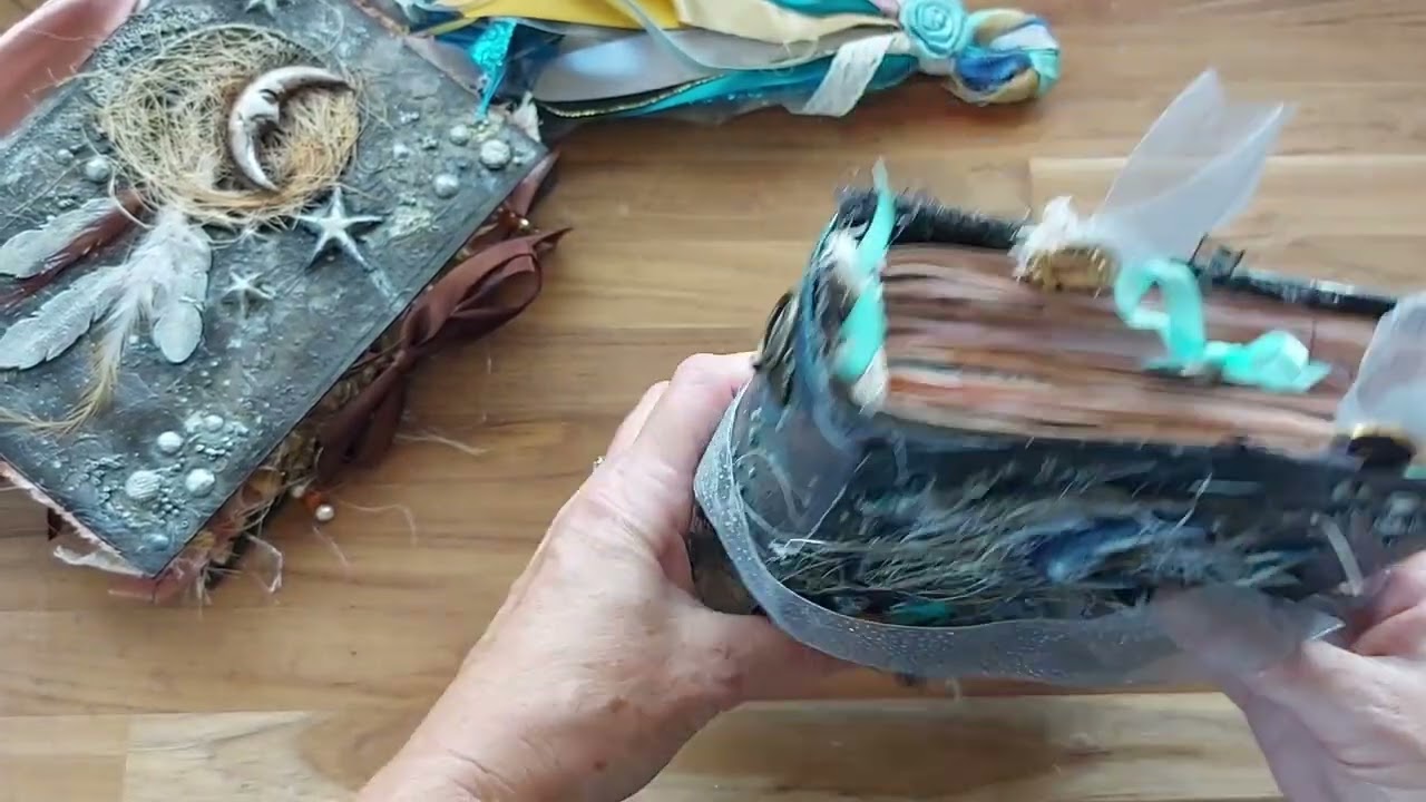 Dream catcher journal flip through. Bonus sneak peek of my next project.