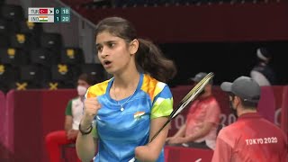 Indian PALAK KOHLI, the youngest ever Para-Shuttler won against Turkey | TOKYO 2020