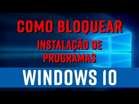 Vídeo: Como Desabilitar A Instalação De Programas