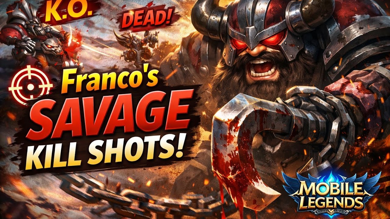 Deadly Franco Gameplay 🔥 Insane Hook & Kill Shots | MLBB 