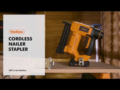 VonHaus 18V Li-ion Cordless Nail Stapler