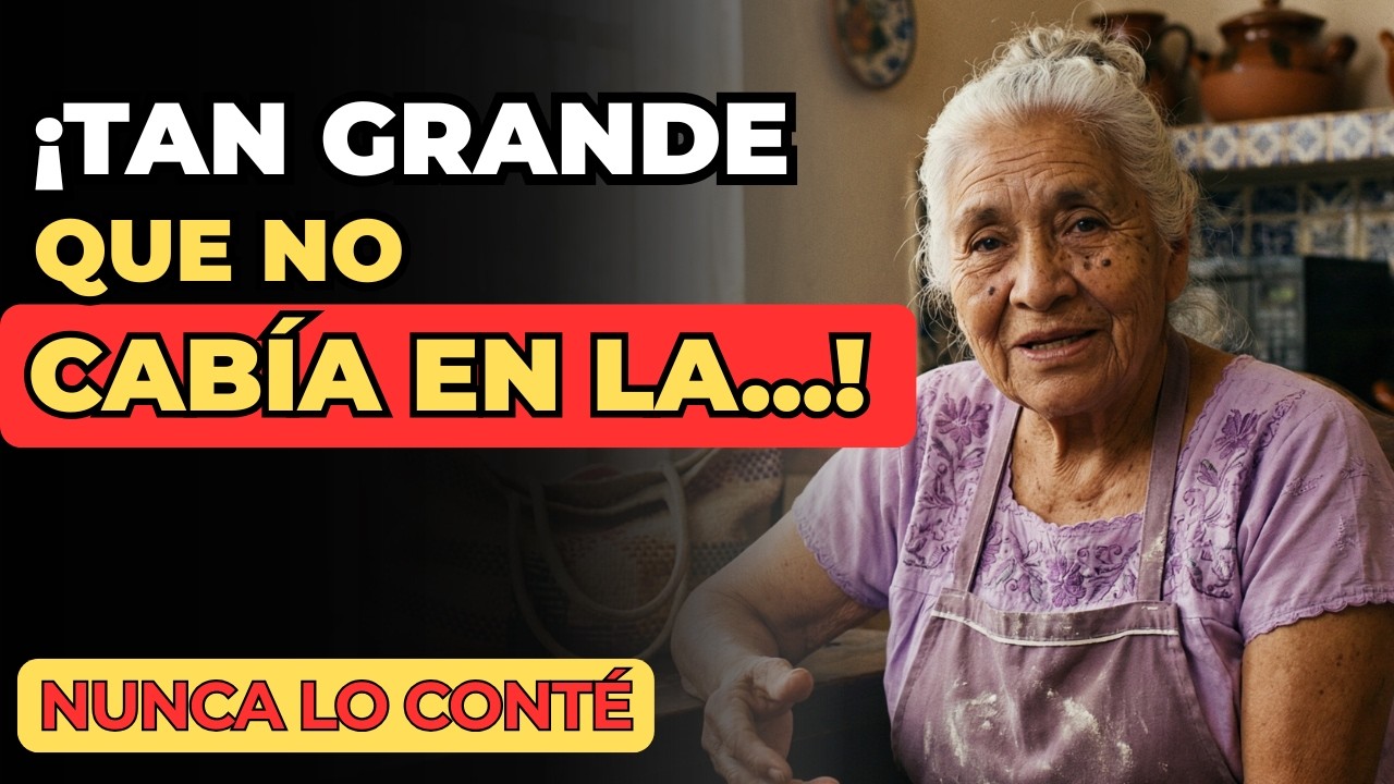 A MIS 70 FUI A COMPRAR PLÁTANOS Y EL MUCHACHO ME DIO UNO TAN GRANDE QUE NO ME ENTRABA NUNCA LO CONTÉ