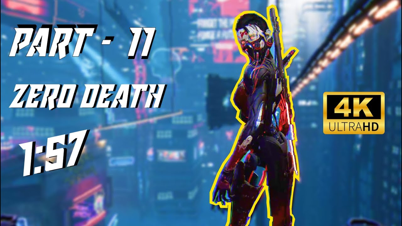 GHOSTRUNNER - Part 11 (4k 60fps) - Faster Chapter Gameplay | No Death run 