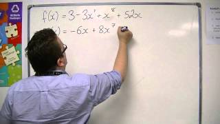 AQA Core 1 7.13 The Second Derivative in Function Notation