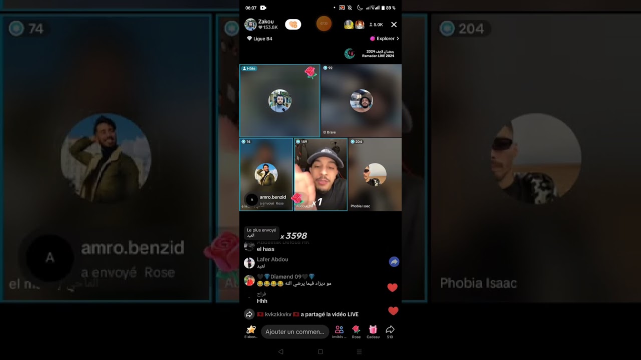 🌜Live Tik Tok : Phobia issac - Zakou - El Mahi - Abdou Hk - El brave ( Part 1)
