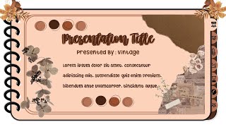 Scrapbook  PowerPoint TEMPLATE Tutorial|PPT#44.1| Animated Slide(MorphTransition)