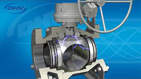 2 PIECE TRUNNION MOUNTED BALL VALVE