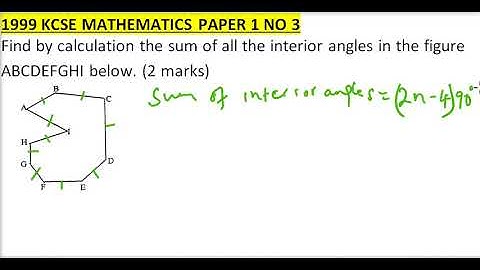 1999 KCSE MATHEMATICS PAPER 1 QUESTION 3