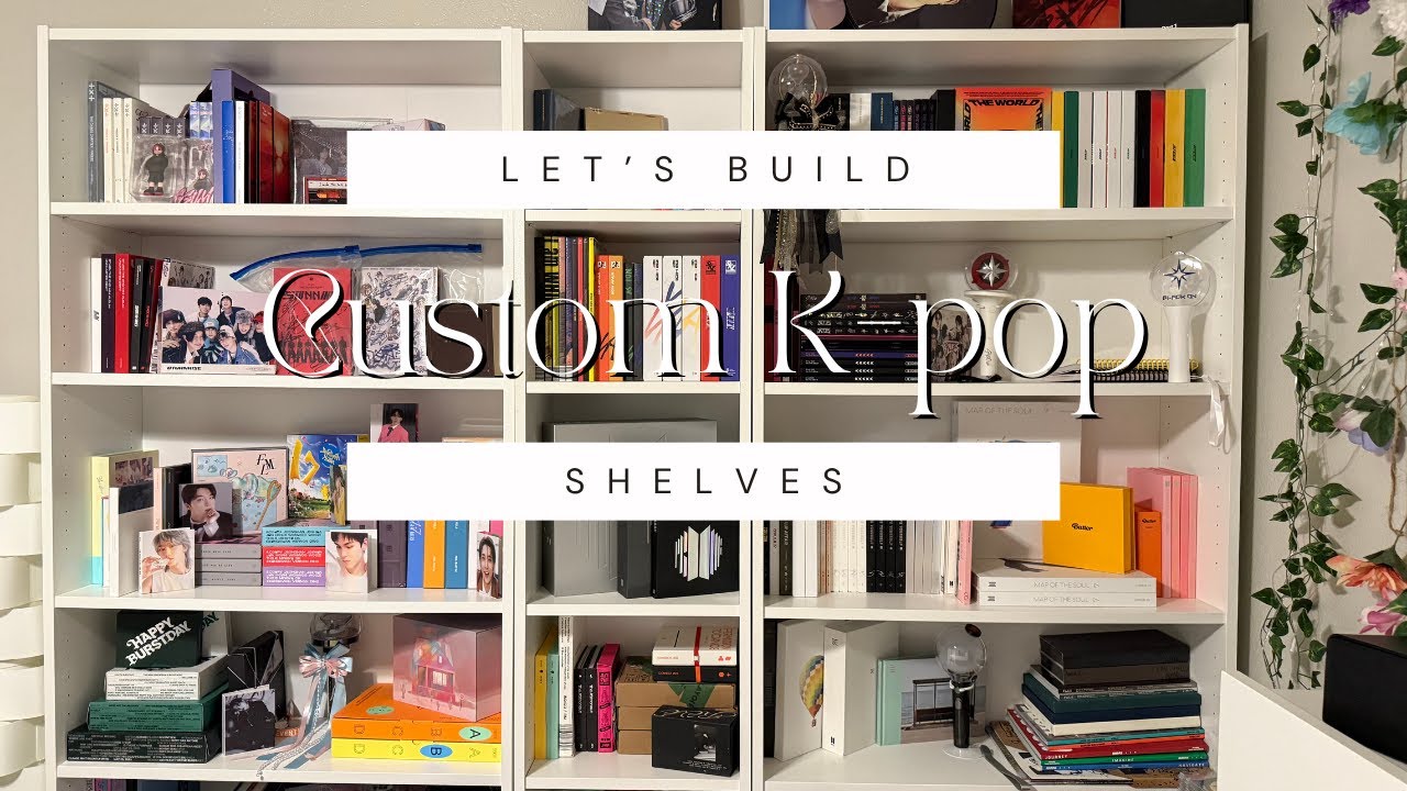 I BUILD MY DREAM K-POP COLLECTION SHELVES?!
