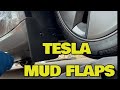 Tesla Mud Flaps Installation