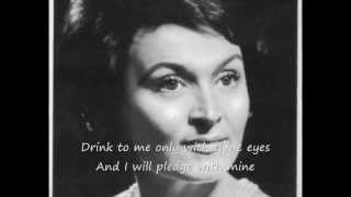 'Drink to Me Only with Thine Eyes' - Rita Streich, soprano chords