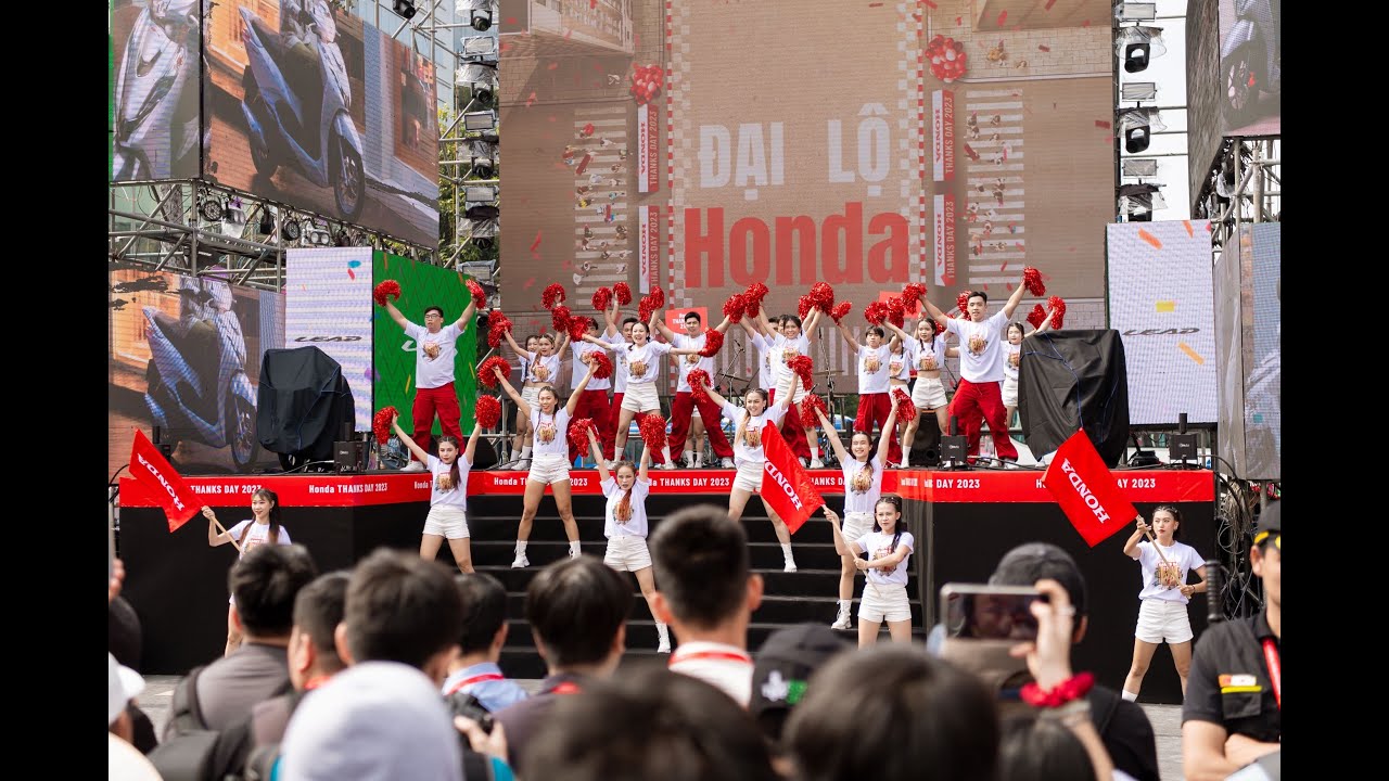 Biểu diễn Cheerleading Mở màn Honda Thanks Day 2023 