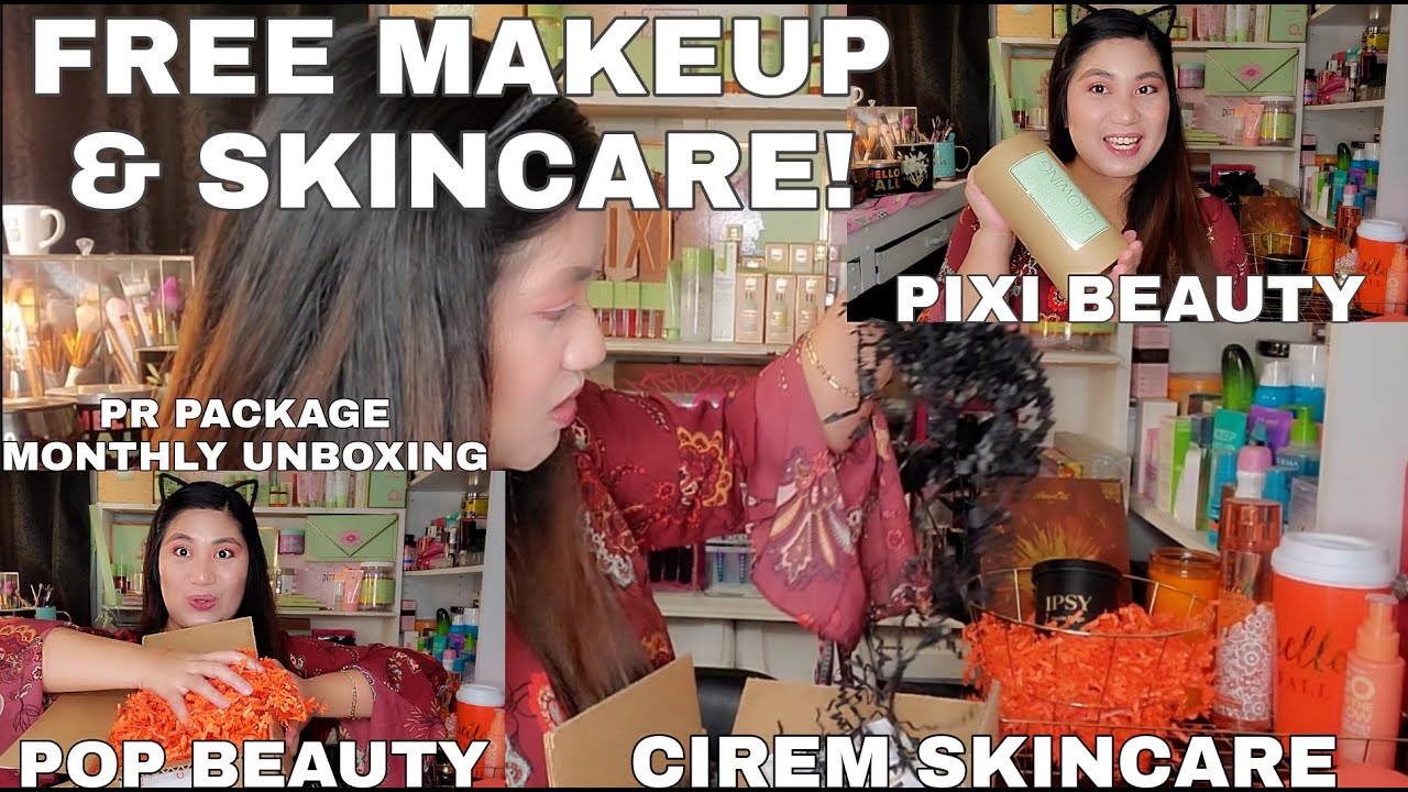 HOW TO GET PR PACKAGE! UNBOXING !!! PIXI BEAUTY POP BEAUTY CIREM SKINCARE