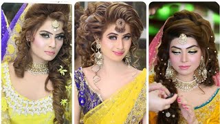 Kashees Mehndi Mayon Bridal Makeup Pics || Soft Look screenshot 4