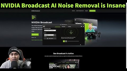 NVIDIA Broadcast AI Noise Removal is Insane