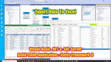 VB.NET SQL Server (EF6) : How to Export DataGridView To Excel File (Search & Export : Preview)