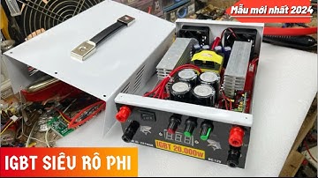 Máy kích cá IGBT20.000W siêu rô phi phiên bản mới nhất 2024