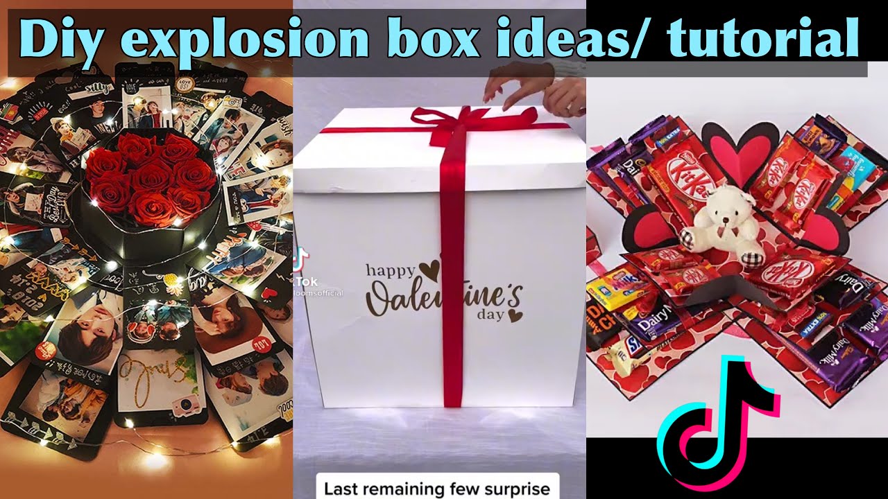 Make an easy explosion box from a #dollartree box! #giftideas #diy