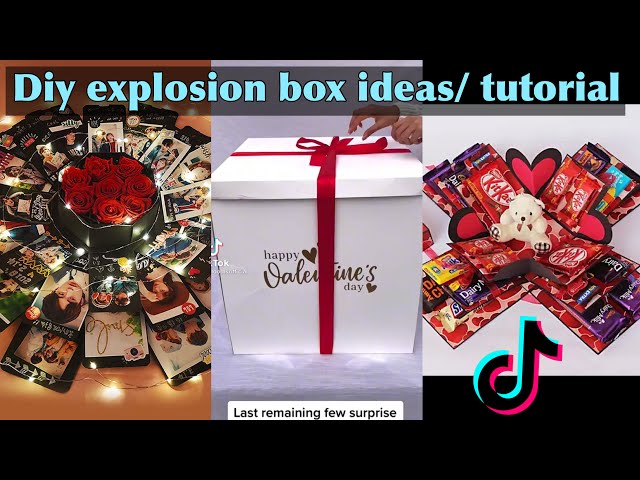 DIY Explosion Box Tutorial, Valentine's Day / Anniversary Gift Idea