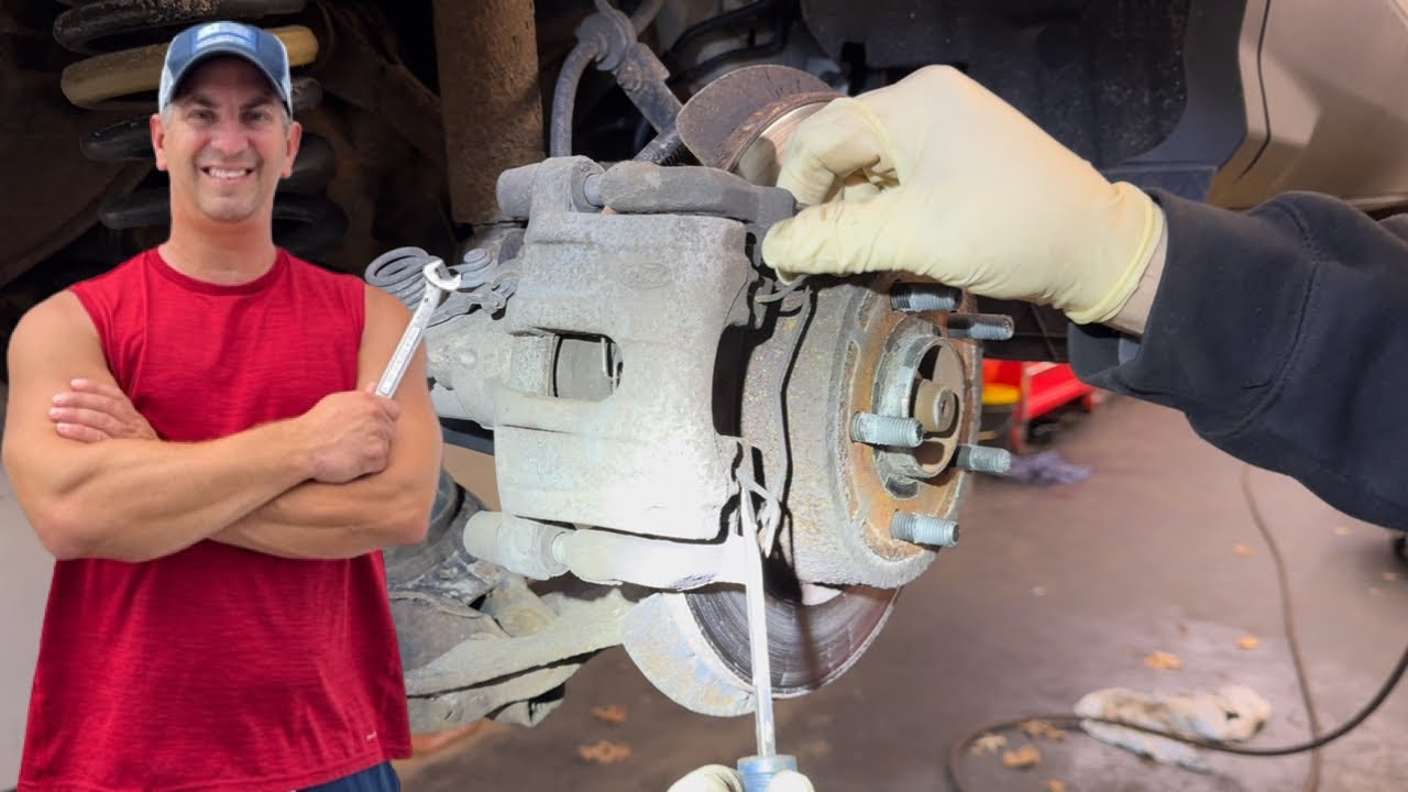 How To Replace (2015-2023) Ford Edge SE AWD Rear Brakes - YouTube