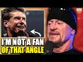 The Undertaker on WWE Hall of Fame Speech, Scott Hall, Hulk Hogan, Vince McMahon Higher Power, Vader