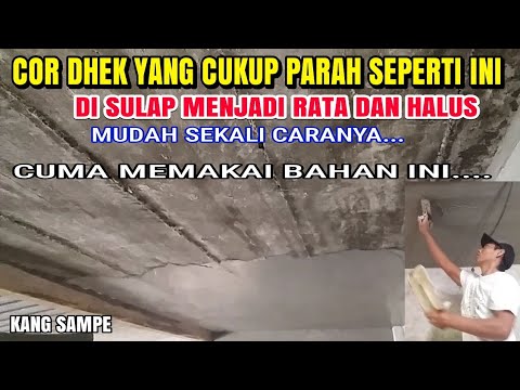 Video: Bagaimana cara menghaluskan beton yang tidak rata?