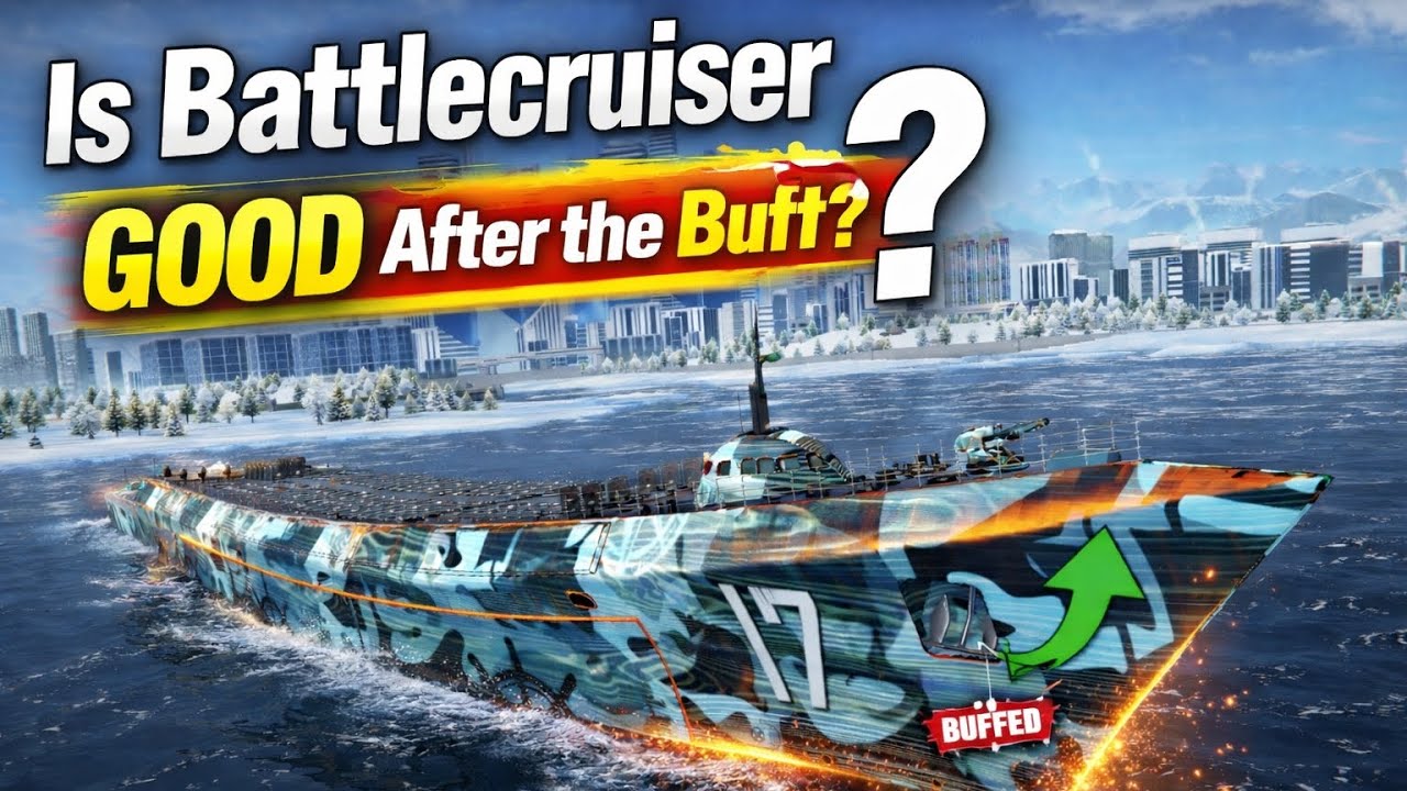 Battlecruiser After Buff 🔥 Overpowered or Still Weak? | Modern Warships