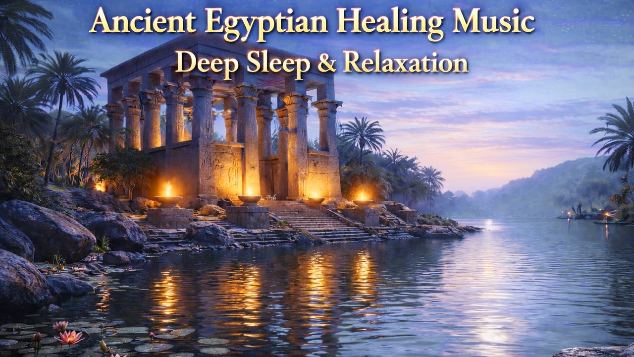 528Hz Deep Relaxation & Sleep |Ancient Egyptian Music